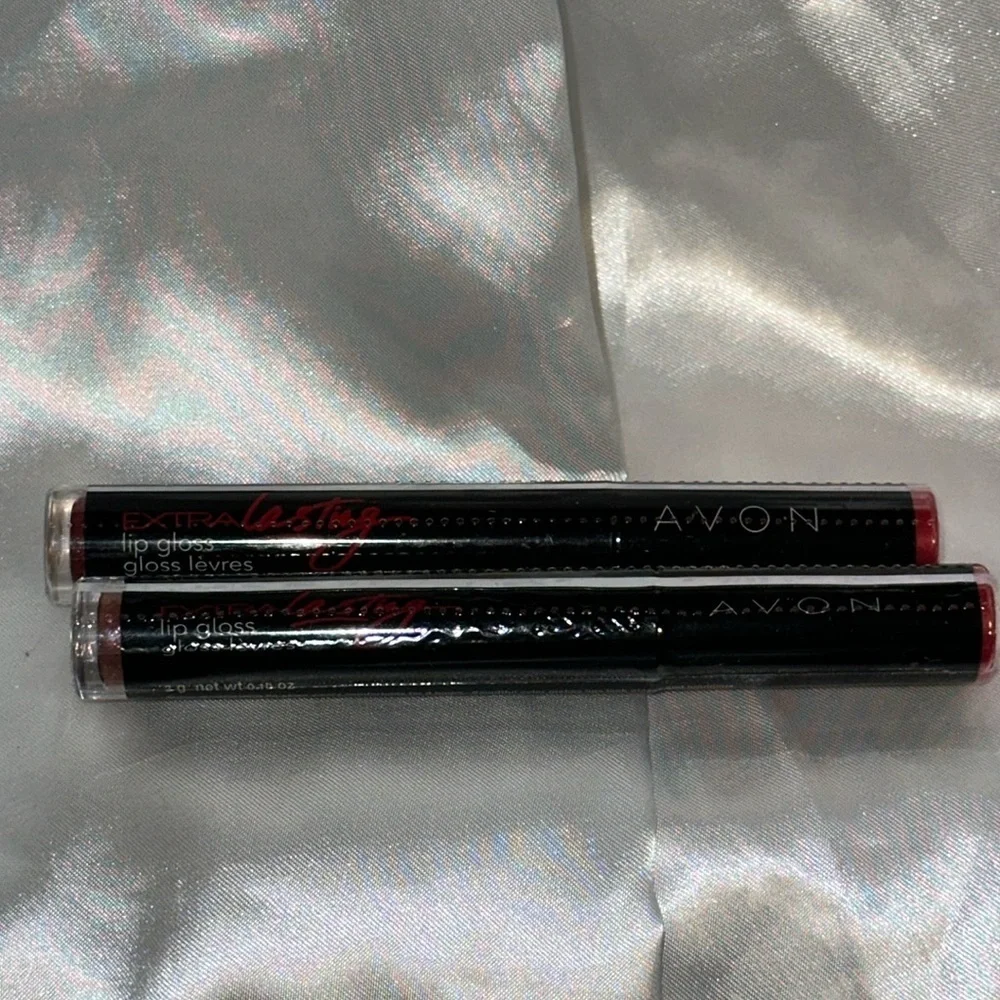 Avon Everlasting Lip Gloss  (2) “Lingering Mauve” & “Lingering Plum”